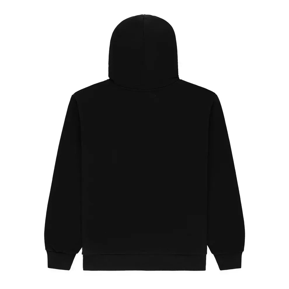 The Sp5der Tonal Web Zip Hoodie – Black 440GSM offers a classic streetwear look with its heavyweight build, long sleeves, ribbed cuffs and hem, and sleek back design—perfect for bold style.