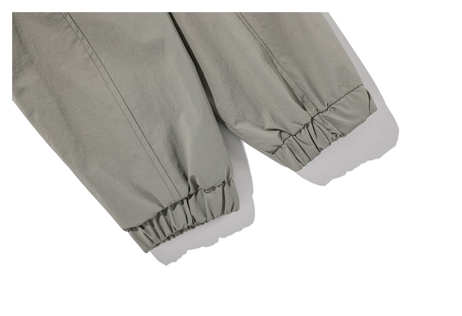 Close-up of the jacket's gathered elastic sleeve cuffs.